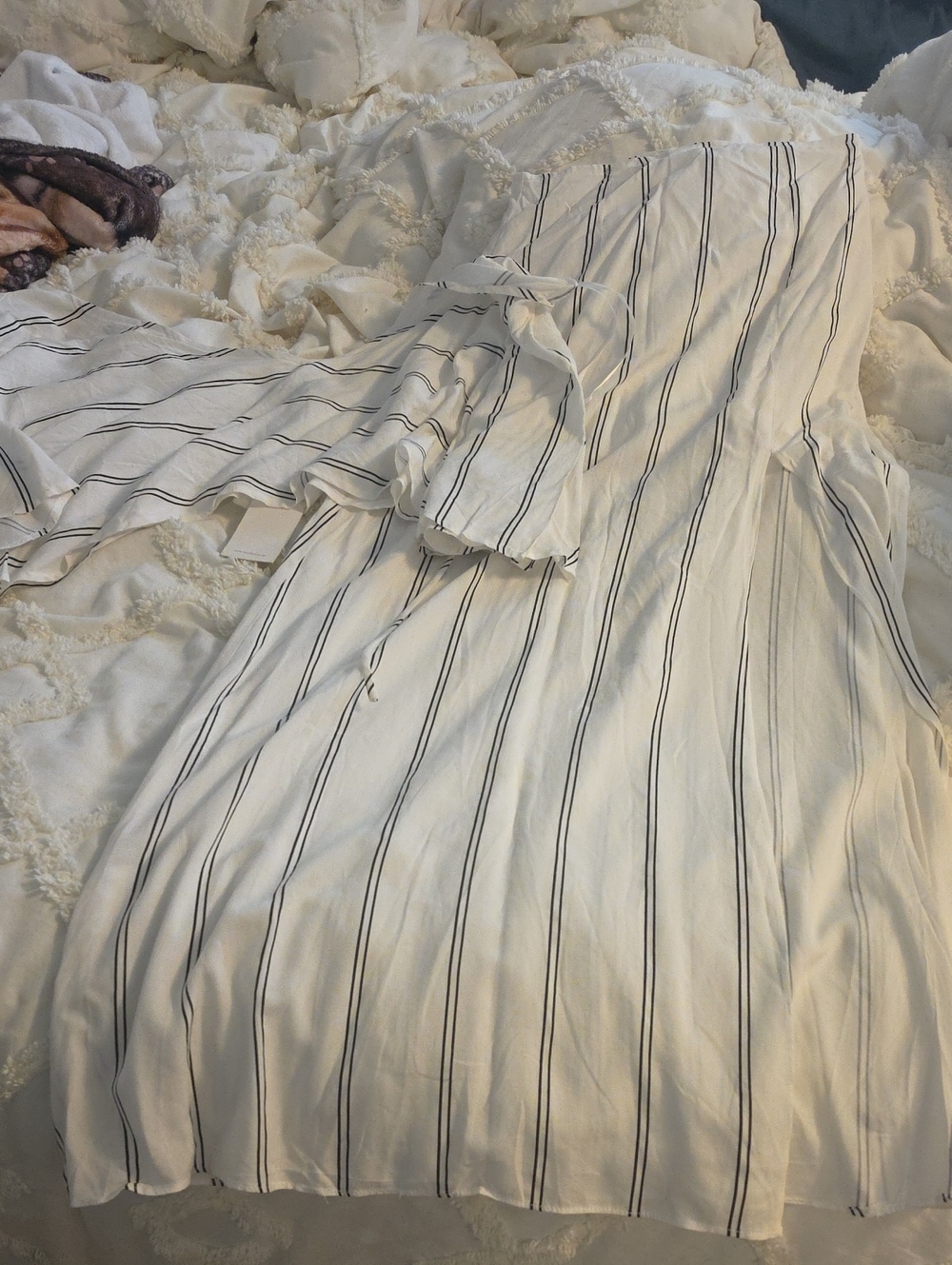 Women’s White Stripe Set